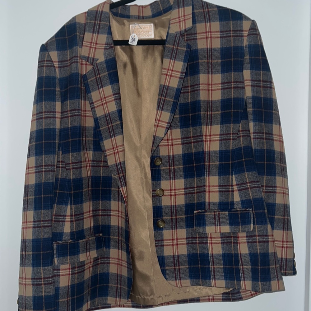 Vintage Pendleton 100% Virgin Wool Blazer